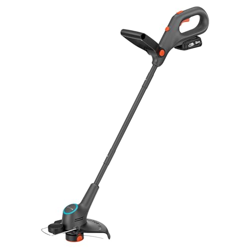Gardena EasyTrim 25 Akku-Rasentrimmer, leicht und ergonomisch