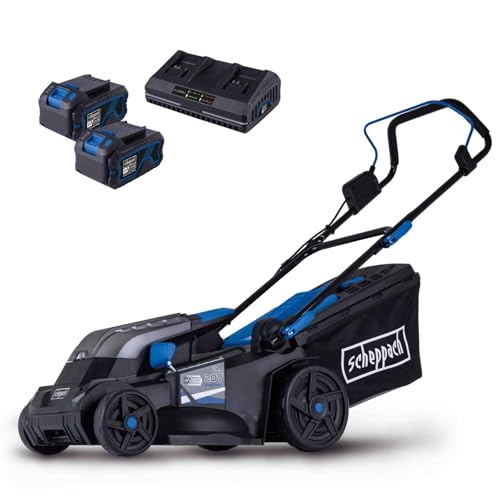 Scheppach BC-MP380-X Akku-Rasenmäher - Leistungsstarker 20V Brushless Mäher