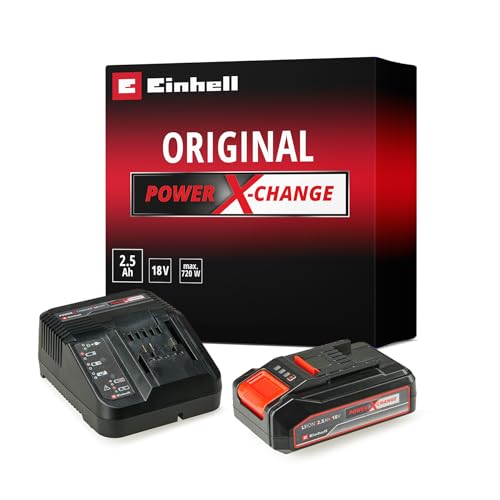 Einhell Starter Kit 2,5 Ah Akku und Ladegerät Power X-Change