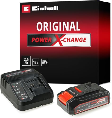 Einhell Starter Kit 2,5 Ah Akku und Ladegerät Power X-Change